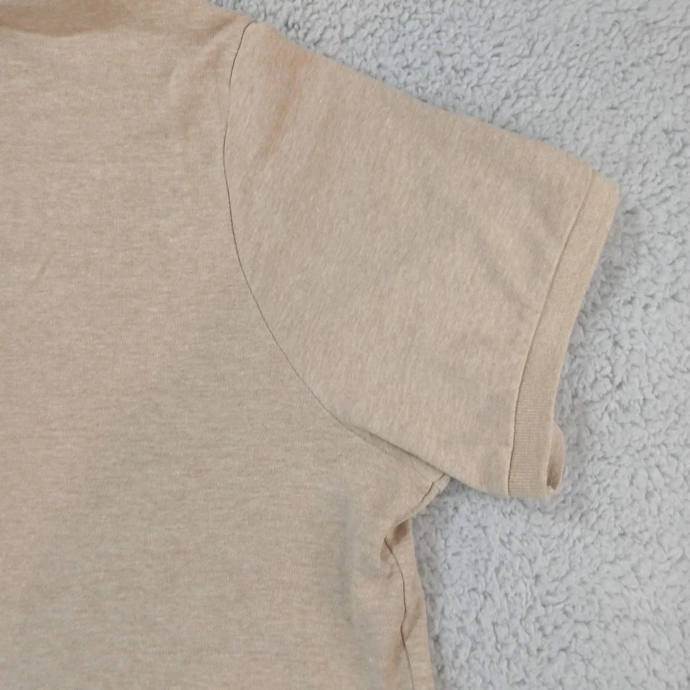 U.S. Polo ASSN Polo Shirt Men's 2XL‎ Embroidered Logo Cream Gold Polo Golf